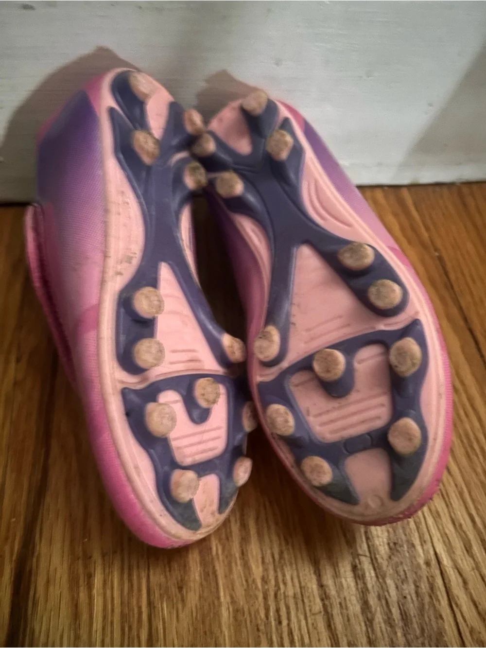 Carter's Pink Slip-On Soccer / Baseball Cleats size 12T